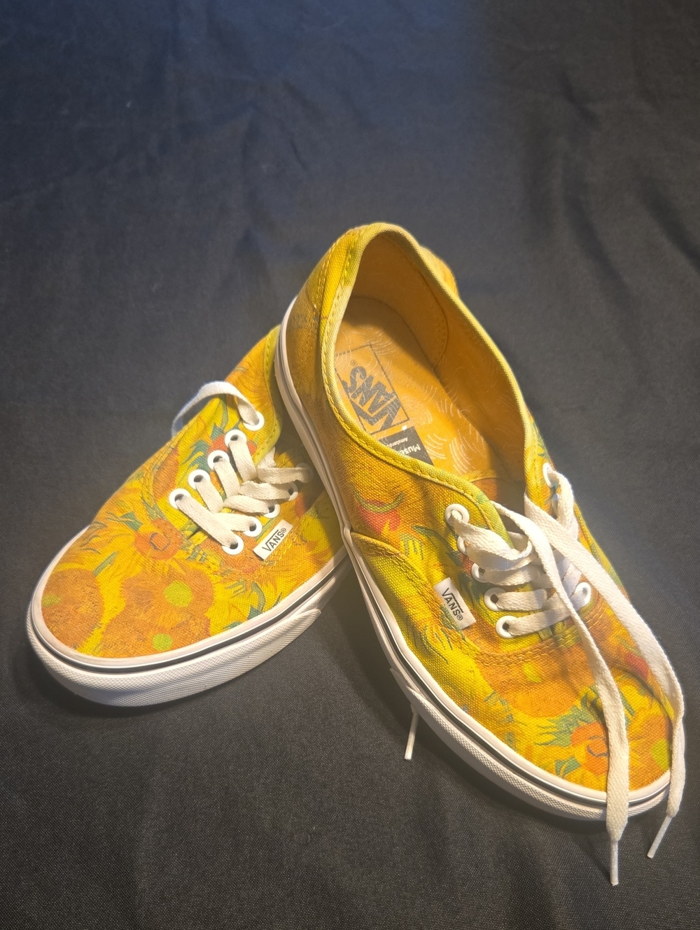 Vans x Van Gogh Museum Authentic "Sunflowers" Sneakers - Men’s 7.5 / Women’s 9